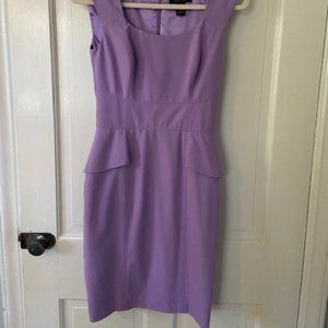 White House Black Market Lavender Dress Size: 00